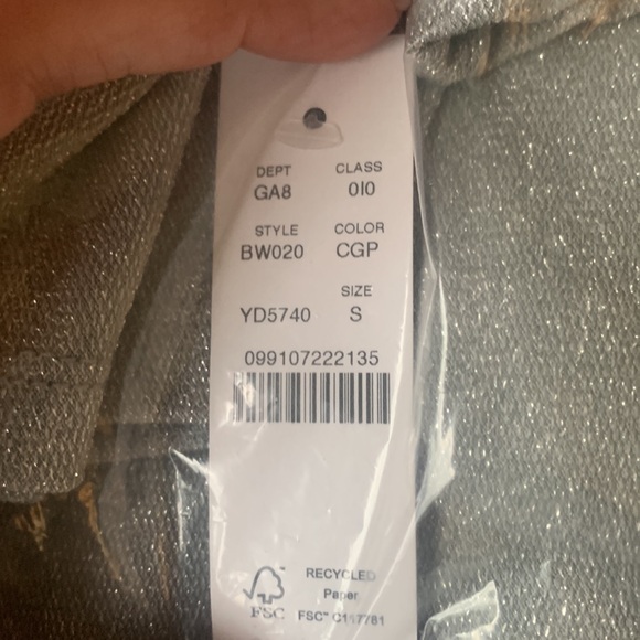 J. Crew silver mock neck. SOLD OUT ONLINE. - Picture 4 of 4